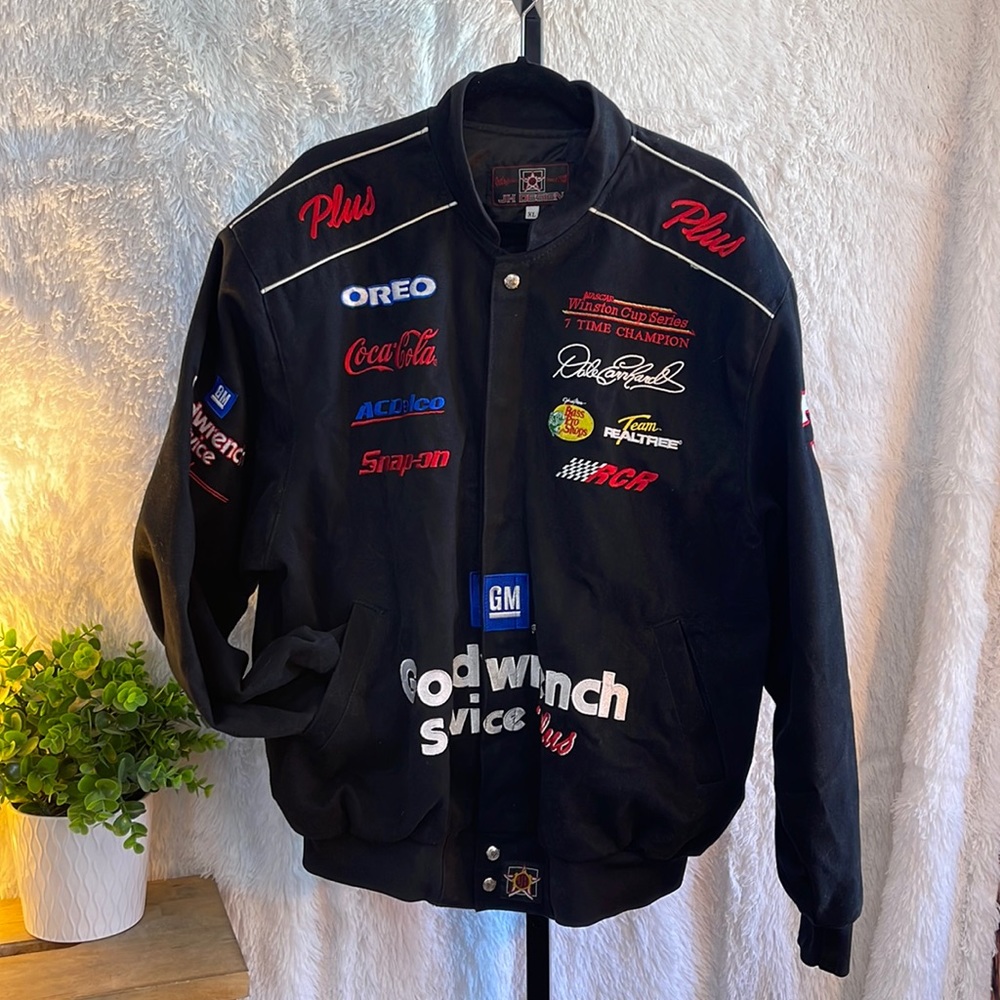 Genuine Jh Design Dale Earnhardt Nascar Jacket Gem